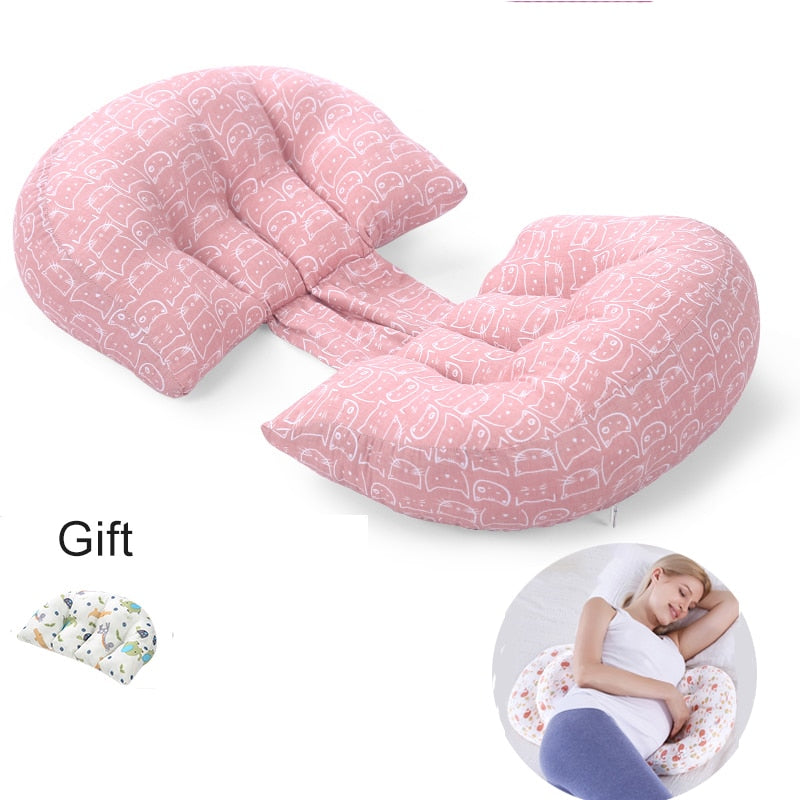 Cotton Waist Maternity Pillow For Pregnant Women - Panjeribakery