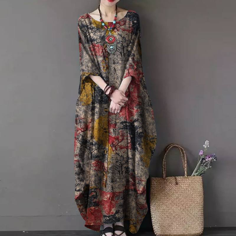 Vintage Women Sundress - Panjeribakery