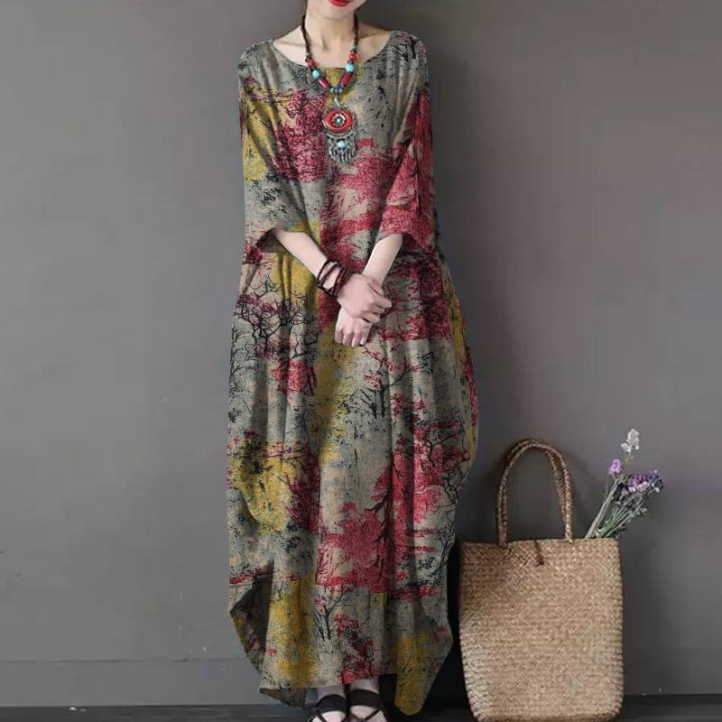 Vintage Women Sundress - Panjeribakery