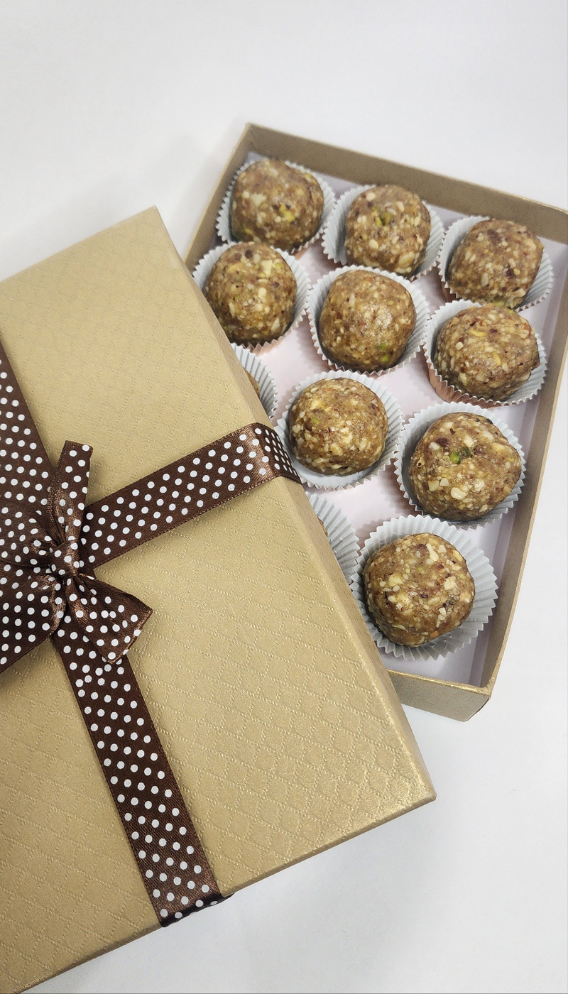 Panjeri Laddu Box 12 count** - Panjeribakery