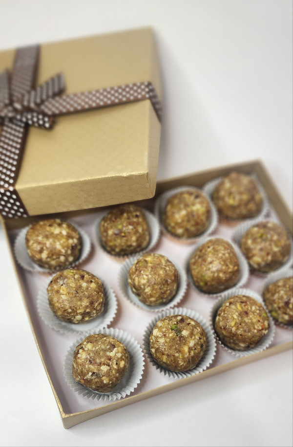Panjeri Laddu Box 12 count** - Panjeribakery