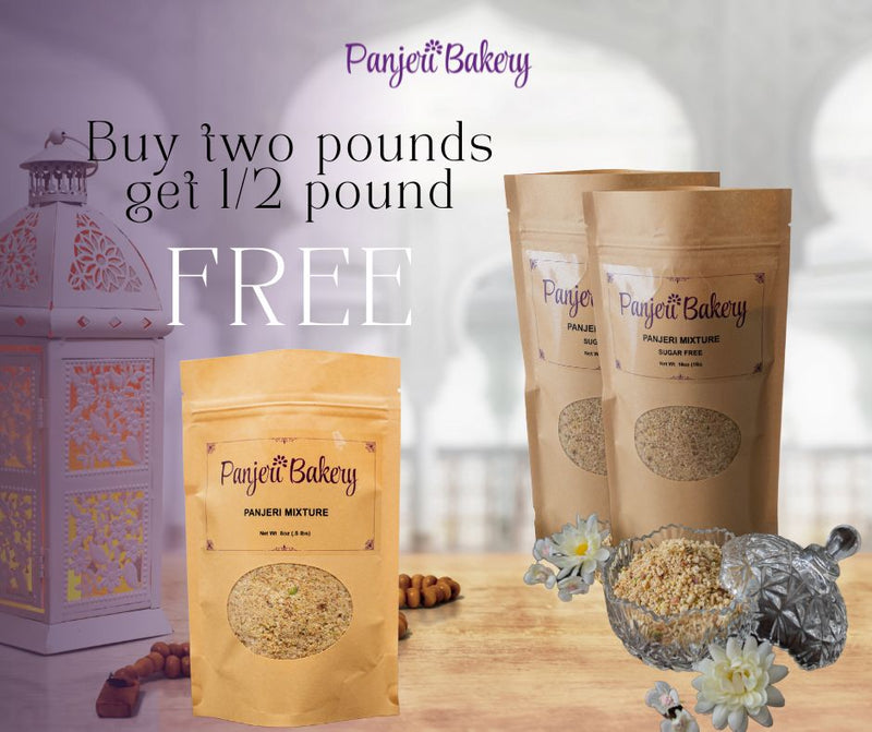 Buy 2 lbs of Panjeri (Sugar free) and get half pound FREE - Panjeribakery