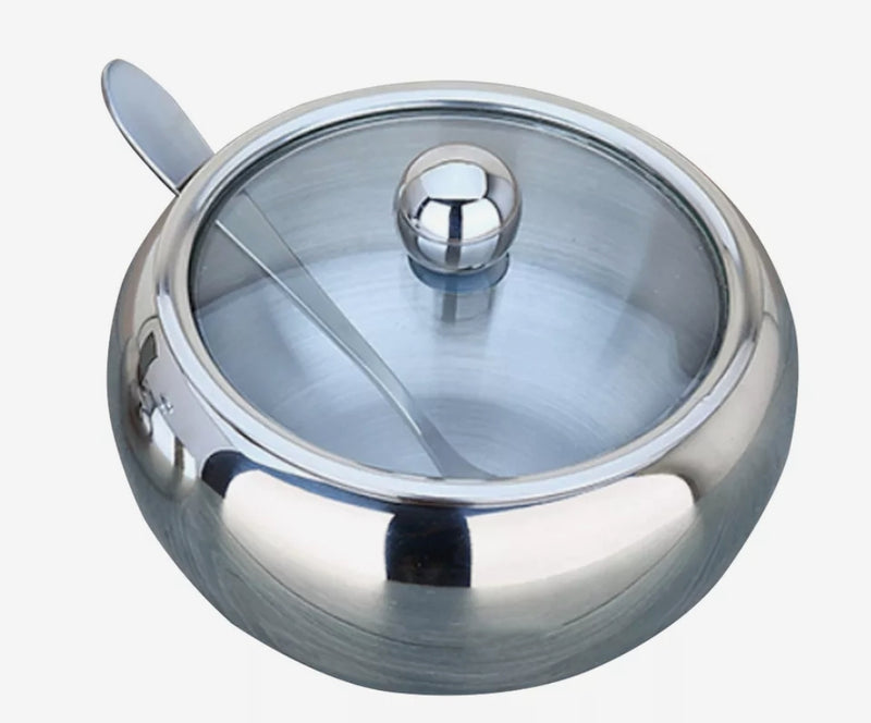 Stainless Steel Ghee or Panjeri Container - Panjeribakery